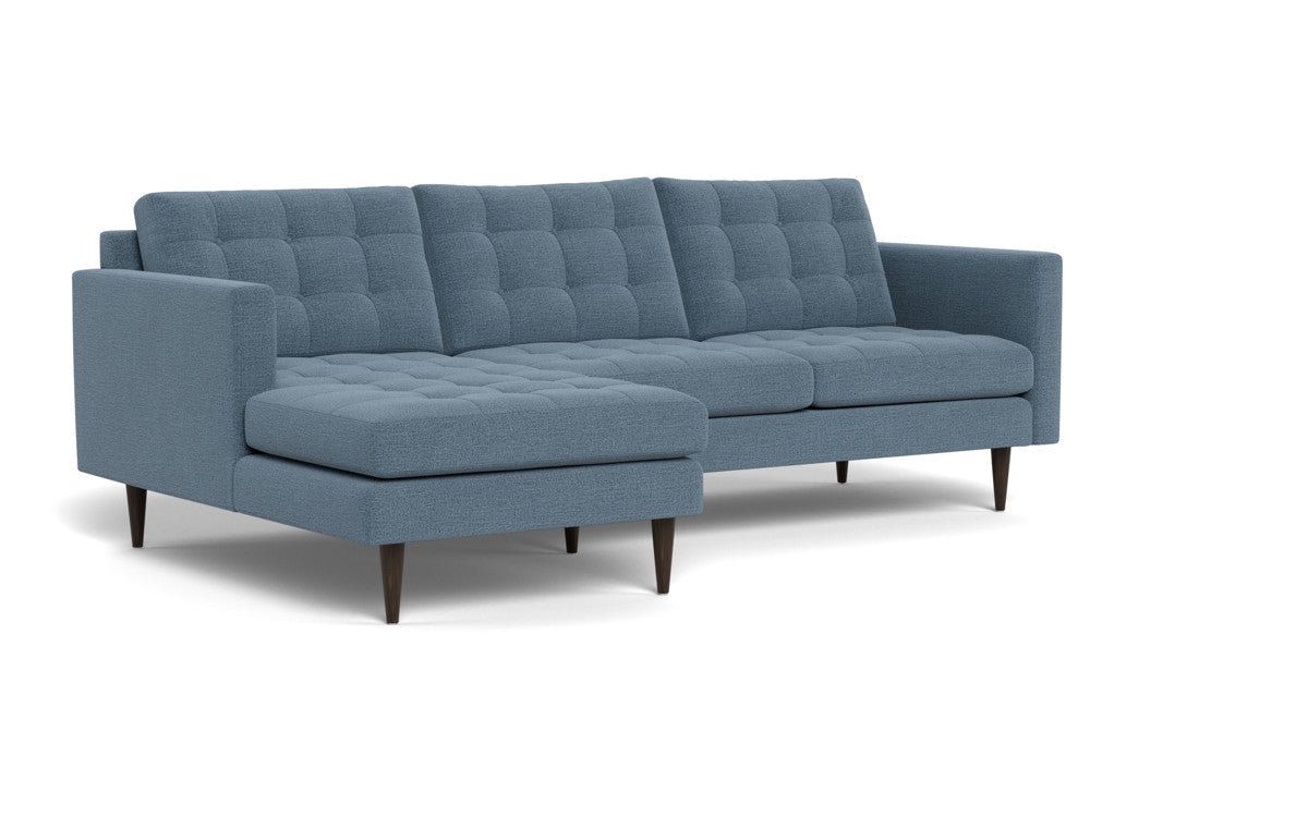 Wallace 98" Left Chaise Sectional - Elliot French Blue