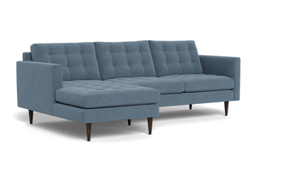 Wallace 98" Left Chaise Sectional - Elliot French Blue