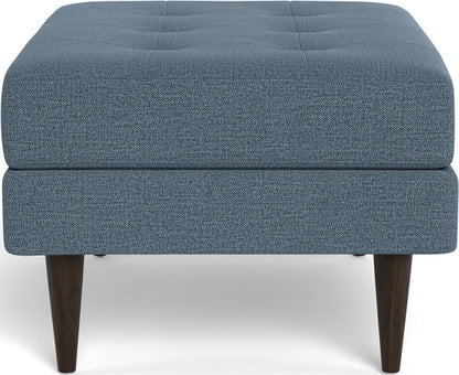 Wallace Ottoman - Elliot French Blue