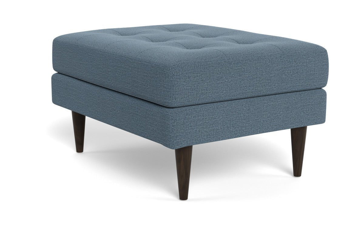 Wallace Ottoman - Elliot French Blue