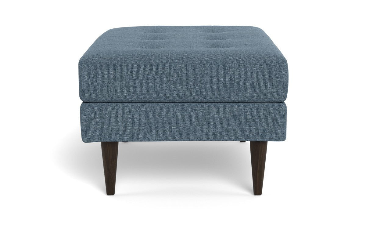 Wallace Ottoman - Elliot French Blue