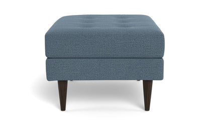 Wallace Ottoman - Elliot French Blue