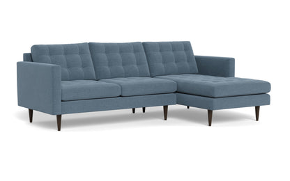 Wallace 98" Right Chaise Sectional - Elliot French Blue