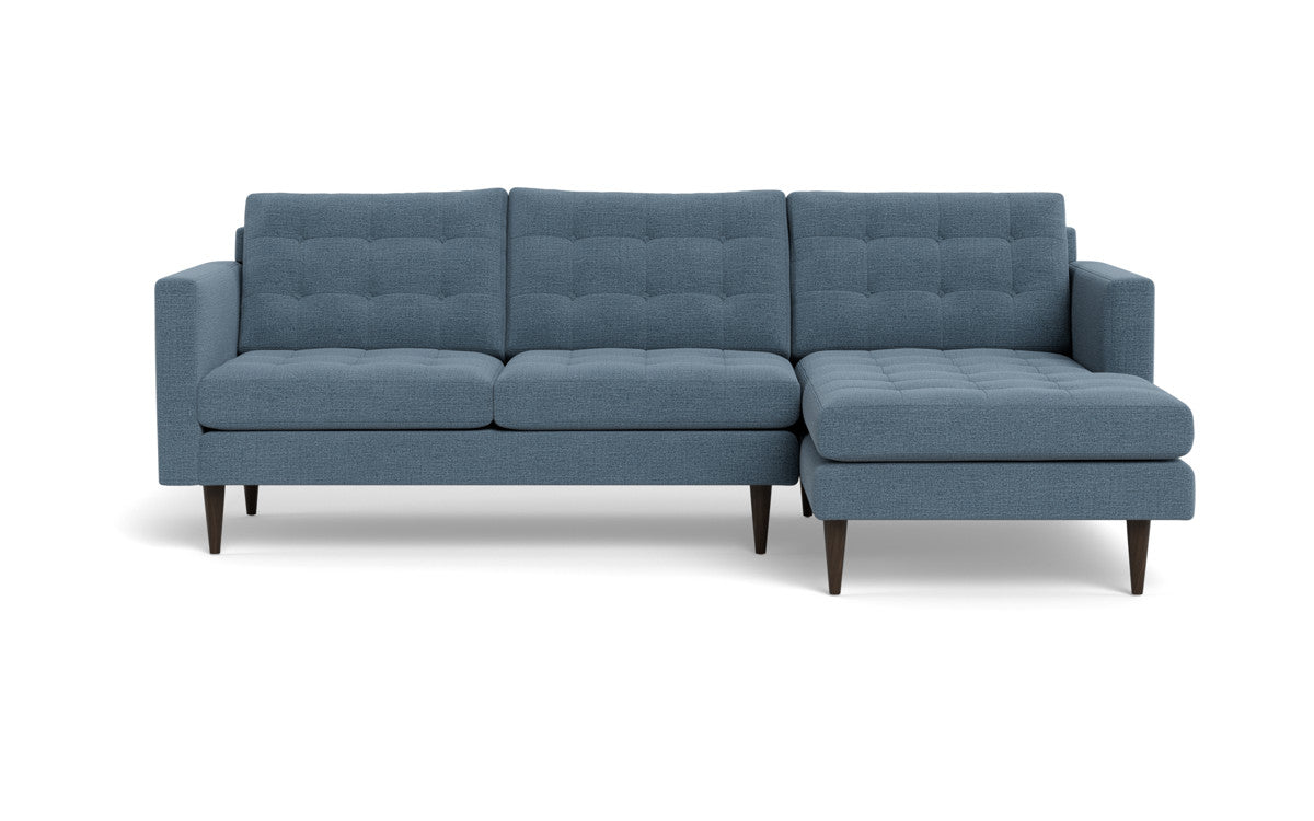 Wallace 98" Right Chaise Sectional - Elliot French Blue