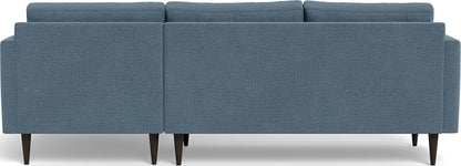 Wallace 98" Right Chaise Sectional - Elliot French Blue