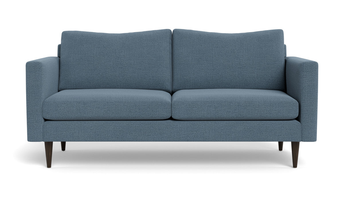 Wallace 74" Untufted Apartment Sofa - Elliot French Blue