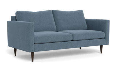Wallace 74" Untufted Apartment Sofa - Elliot French Blue