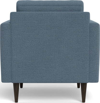 Wallace 34" Untufted Arm Chair - Elliot French Blue