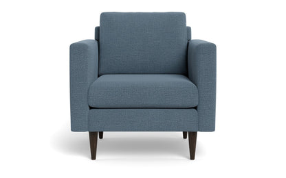 Wallace 34" Untufted Arm Chair - Elliot French Blue