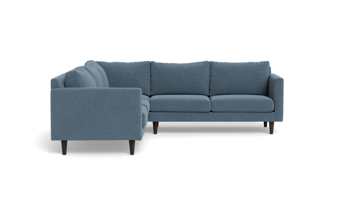 Wallace 102" Untufted Corner Sectional - Elliot French Blue