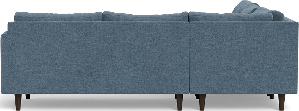 Wallace 102" Untufted Corner Sectional - Elliot French Blue