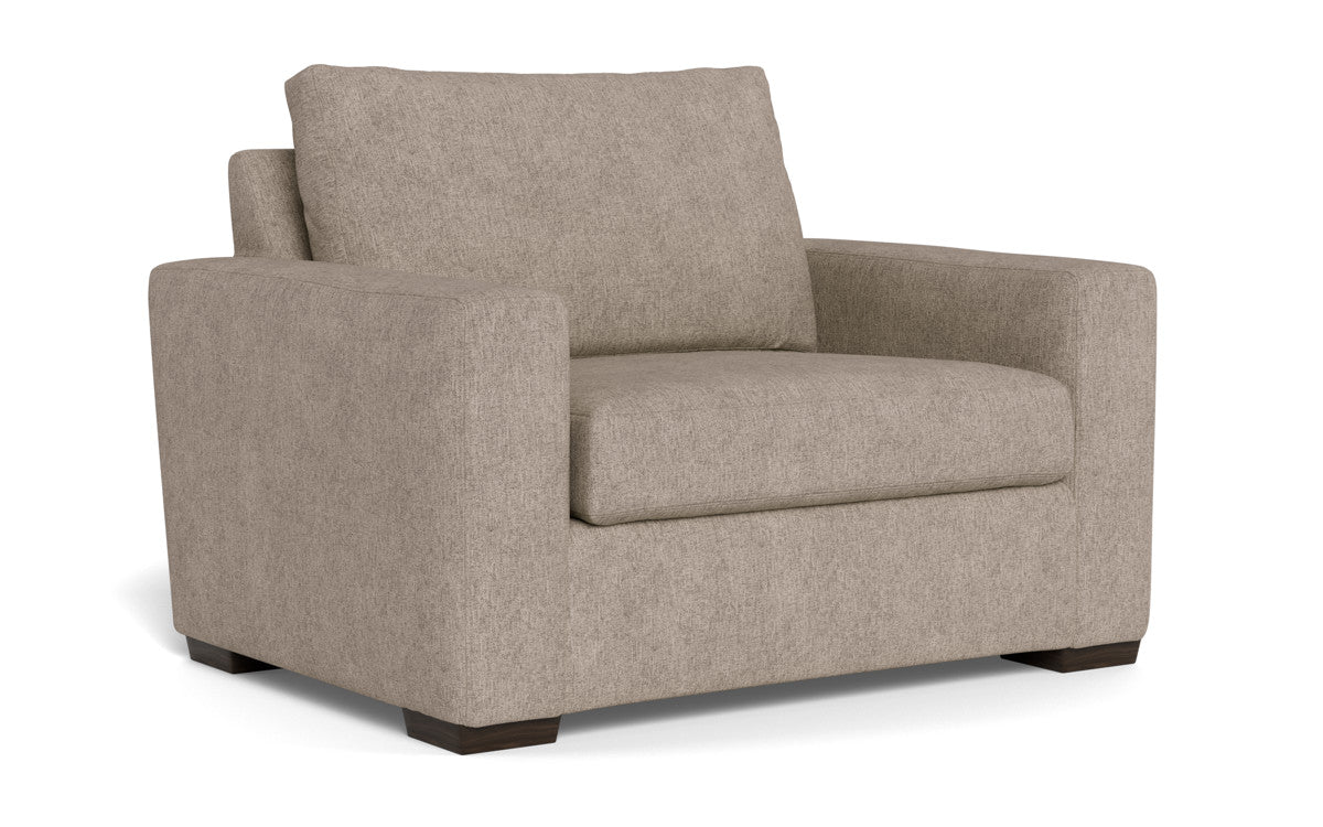 Mesa 52" Arm Chair - Elliot Pebble