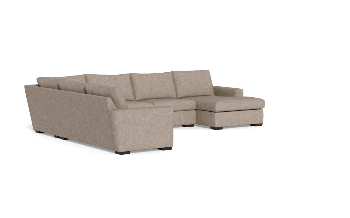 Mesa 156" Corner Sectionals w. Right Chaise - Elliot Pebble