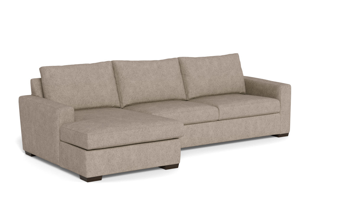 Mesa 123" Left Chaise Sectional - Elliot Pebble