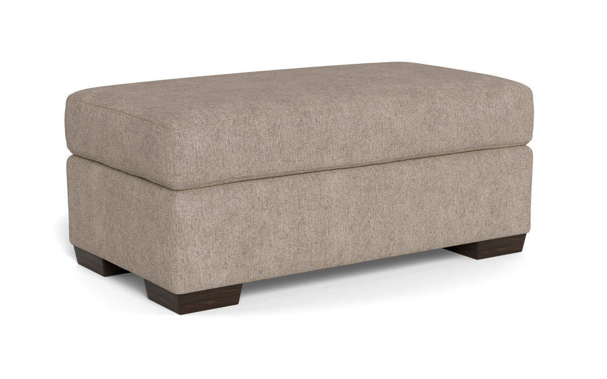 Mesa Storage Ottoman - Elliot Pebble