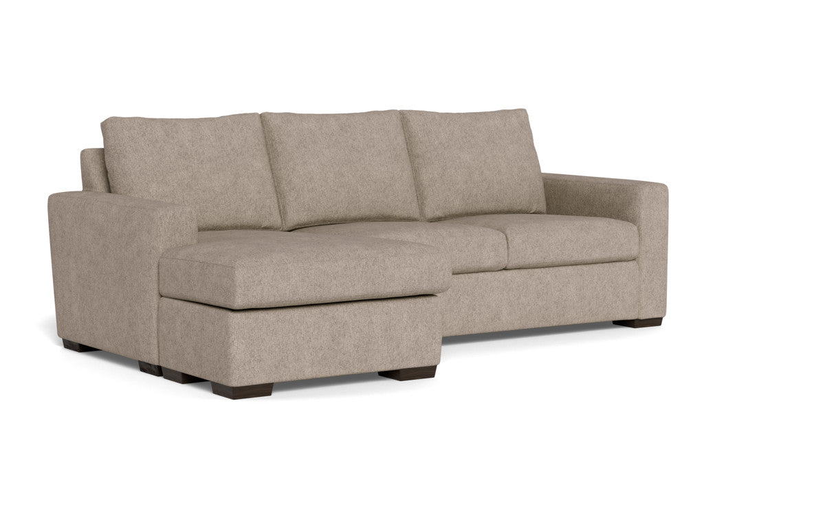 Mesa 101" Reversible Sofa Chaise - Elliot Pebble