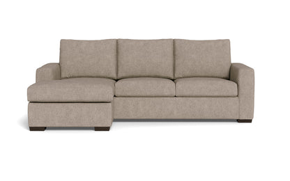 Mesa 101" Reversible Sofa Chaise - Elliot Pebble