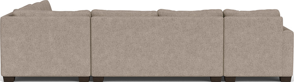 Track 141" Corner Sectionals w. Left Chaise - Elliot Pebble