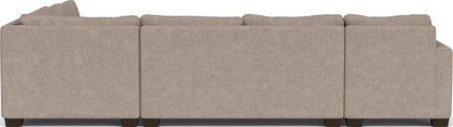 Track 141" Corner Sectionals w. Left Chaise - Elliot Pebble