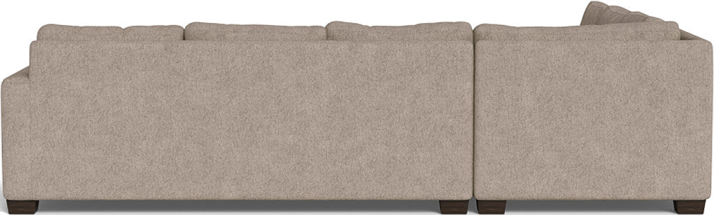 Track 121" Left Corner Sectional - Elliot Pebble