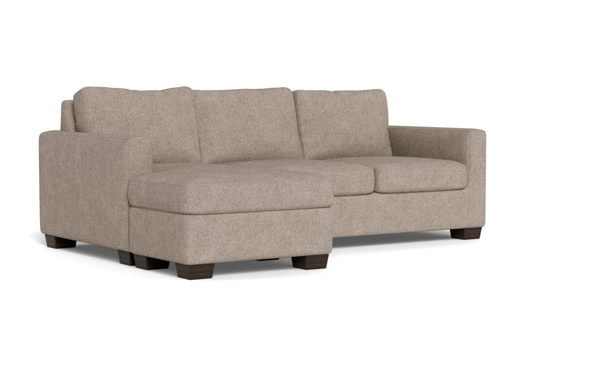 Track 87" Reversible Sofa Chaise - Elliot Pebble