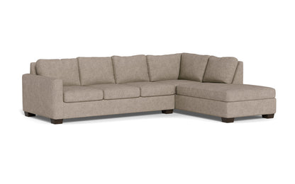 Track 121" Right Chaise Sleeper Sectional - Elliot Pebble