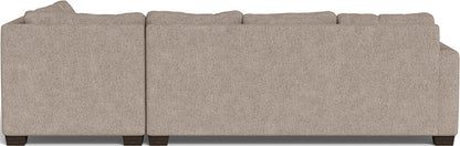 Track 121" Right Chaise Sleeper Sectional - Elliot Pebble