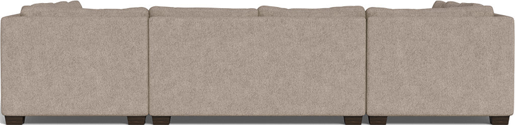 Track 141" Corner Sofa U Sectional - Elliot Pebble