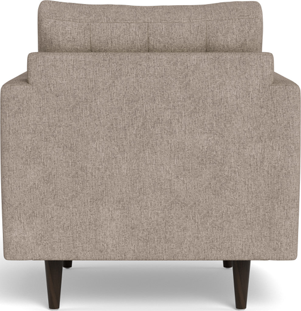 Wallace 52" Chair 1/2 - Elliot Pebble