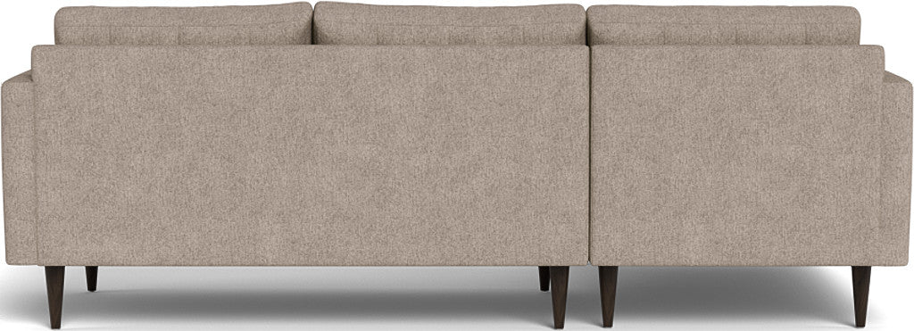 Wallace 98" Left Chaise Sectional - Elliot Pebble