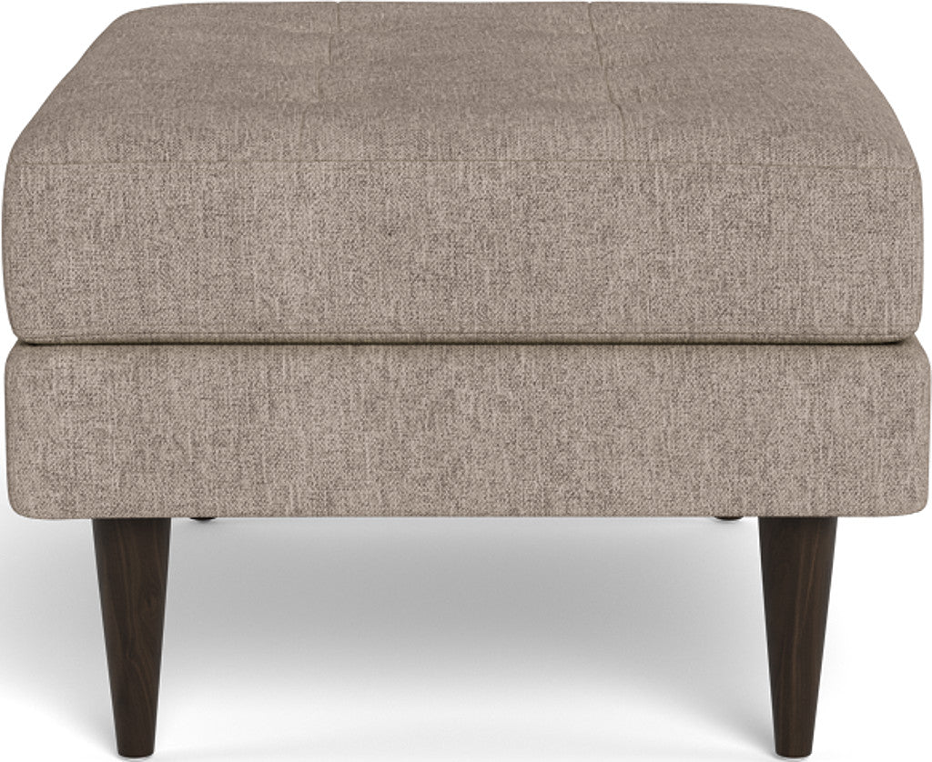 Wallace Ottoman - Elliot French Blue