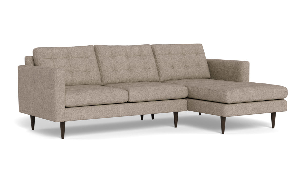 Wallace 98" Right Chaise Sectional - Elliot Pebble