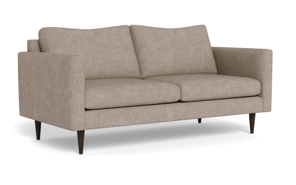 Wallace 74" Untufted Apartment Sofa - Elliot Pebble