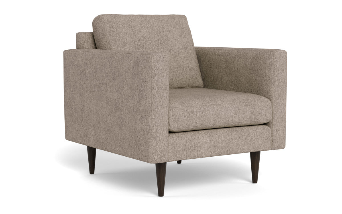 Wallace 34" Untufted Arm Chair - Elliot Pebble