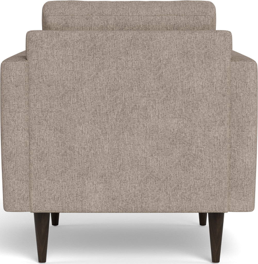 Wallace 34" Untufted Arm Chair - Elliot French Blue