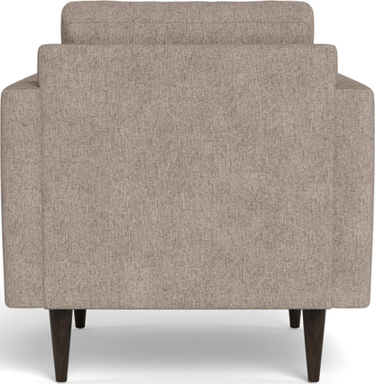 Wallace 34" Untufted Arm Chair - Elliot French Blue