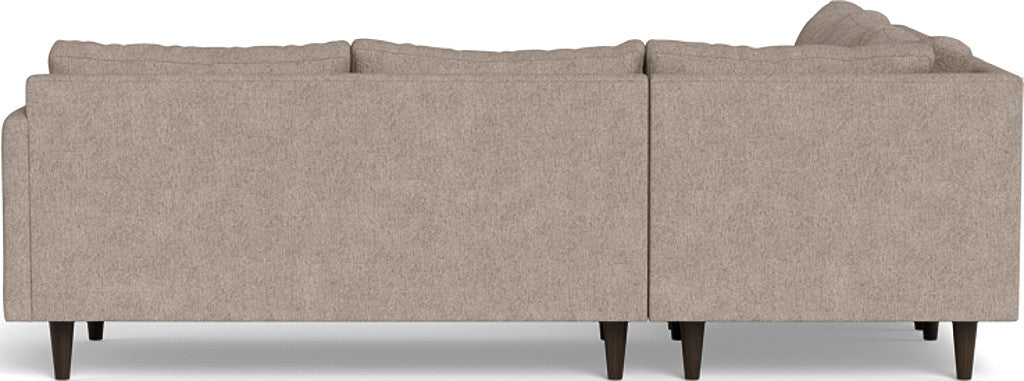 Wallace 102" Untufted Corner Sectional - Elliot Pebble