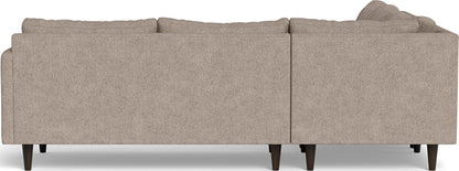 Wallace 102" Untufted Corner Sectional - Elliot Pebble