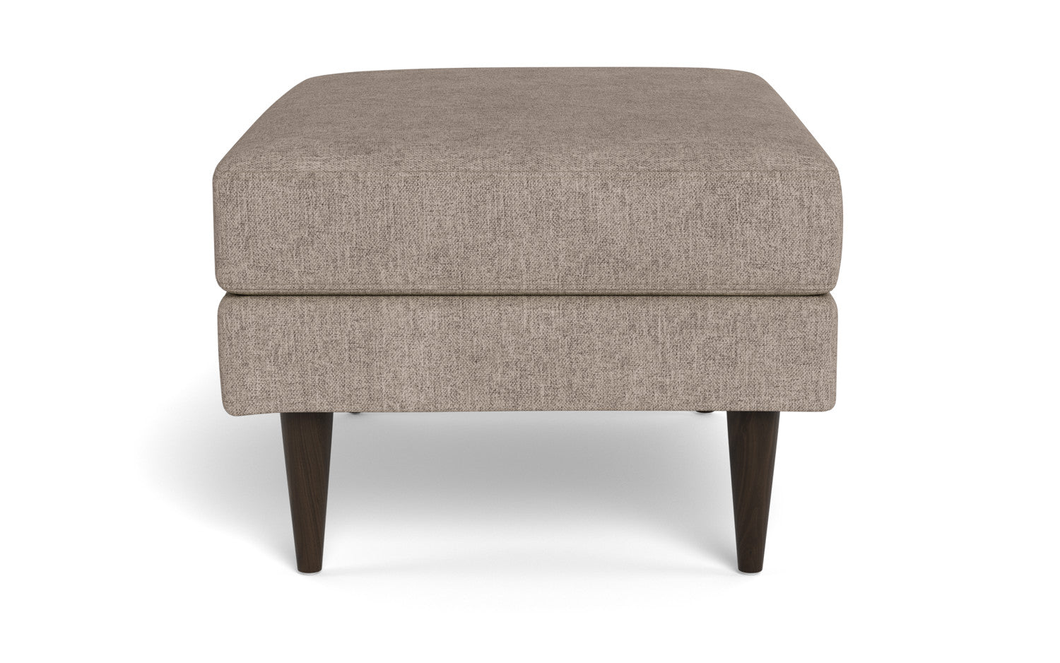 Wallace Untufted Ottoman - Elliot French Blue