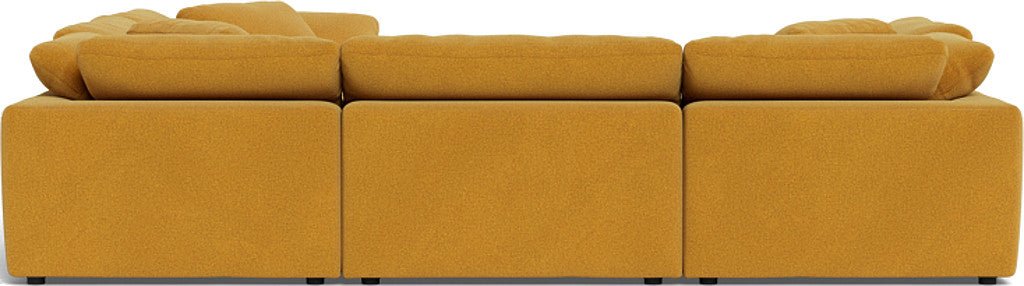 Fluffy 133.5" 6 Piece Sectional W/Ottoman - Elliot Sunflower
