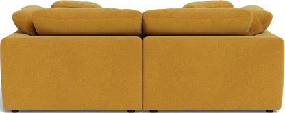 Fluffy 89" 2 Piece Sofa w/Otto - Elliot Sunflower