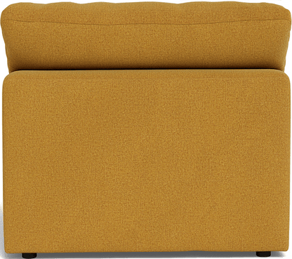 Fluffy Small Armless Chair - Elliot Pebble