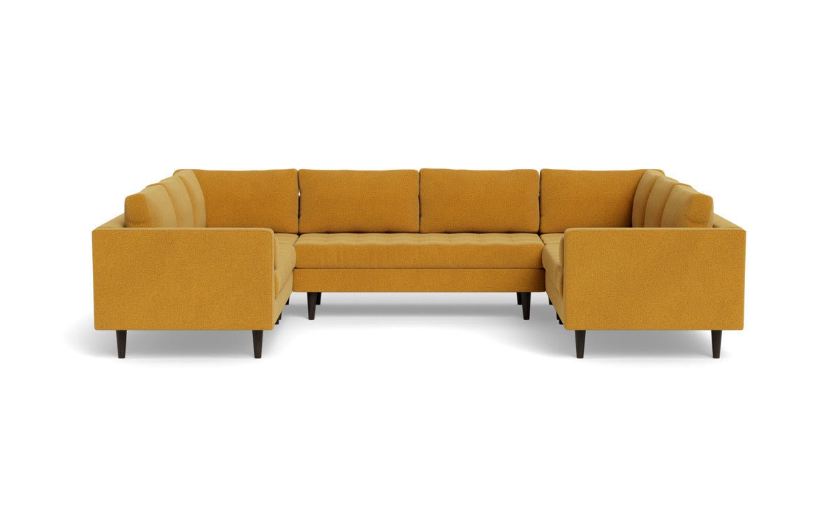 Ladybird 134" U Sectional - Elliot Sunflower