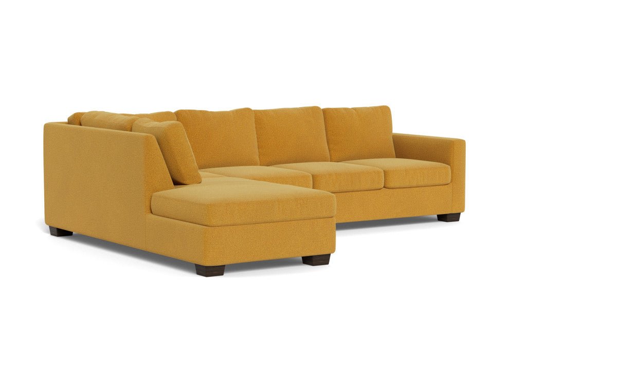 Track 121" Left Chaise Sleeper Sectional - Elliot Sunflower