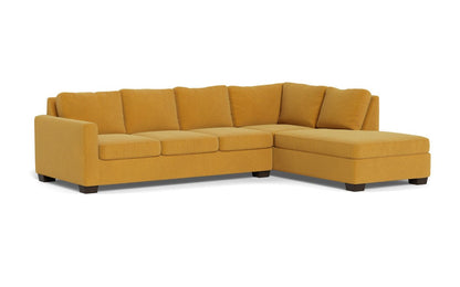Track 121" Right Chaise Sleeper Sectional - Elliot Sunflower