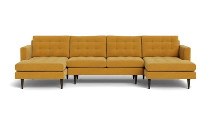 Wallace 126" Double Chaise U Sectional - Elliot Sunflower