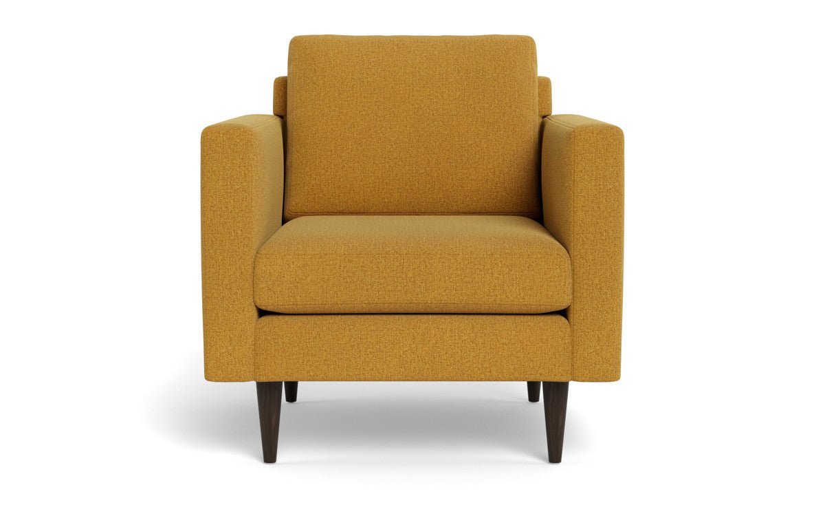 Wallace 34" Untufted Arm Chair - Elliot Sunflower