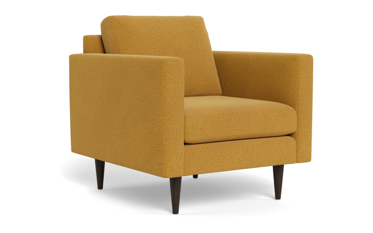 Wallace 34" Untufted Arm Chair - Elliot Sunflower