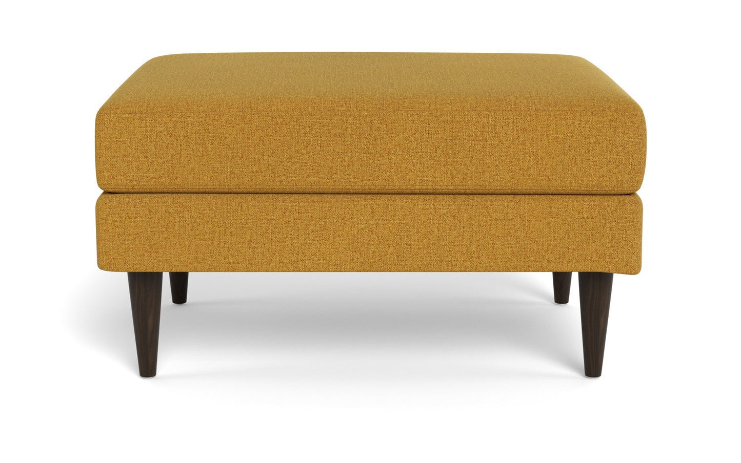 Wallace Untufted Ottoman - Elliot Sunflower