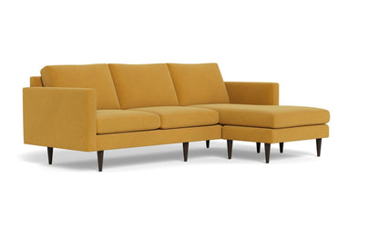 Wallace 98" Untufted Reversible Chaise Sofa - Elliot Sunflower